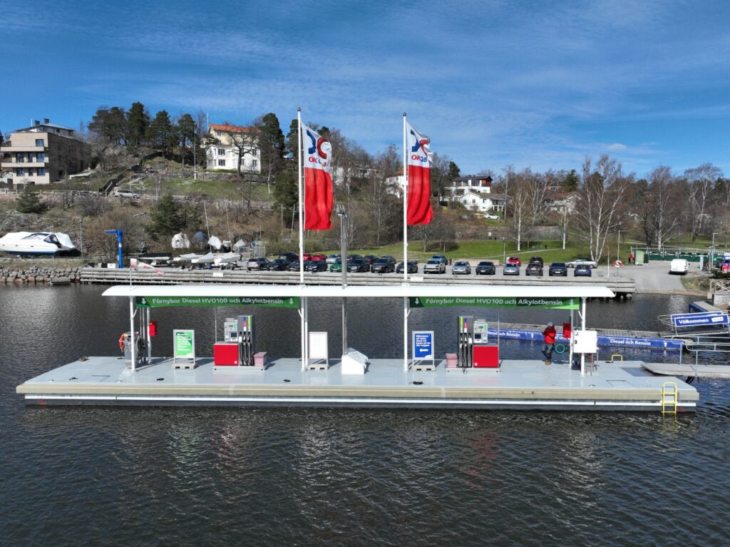 Islinge marina on Lidingö, Stockholm, Sweden