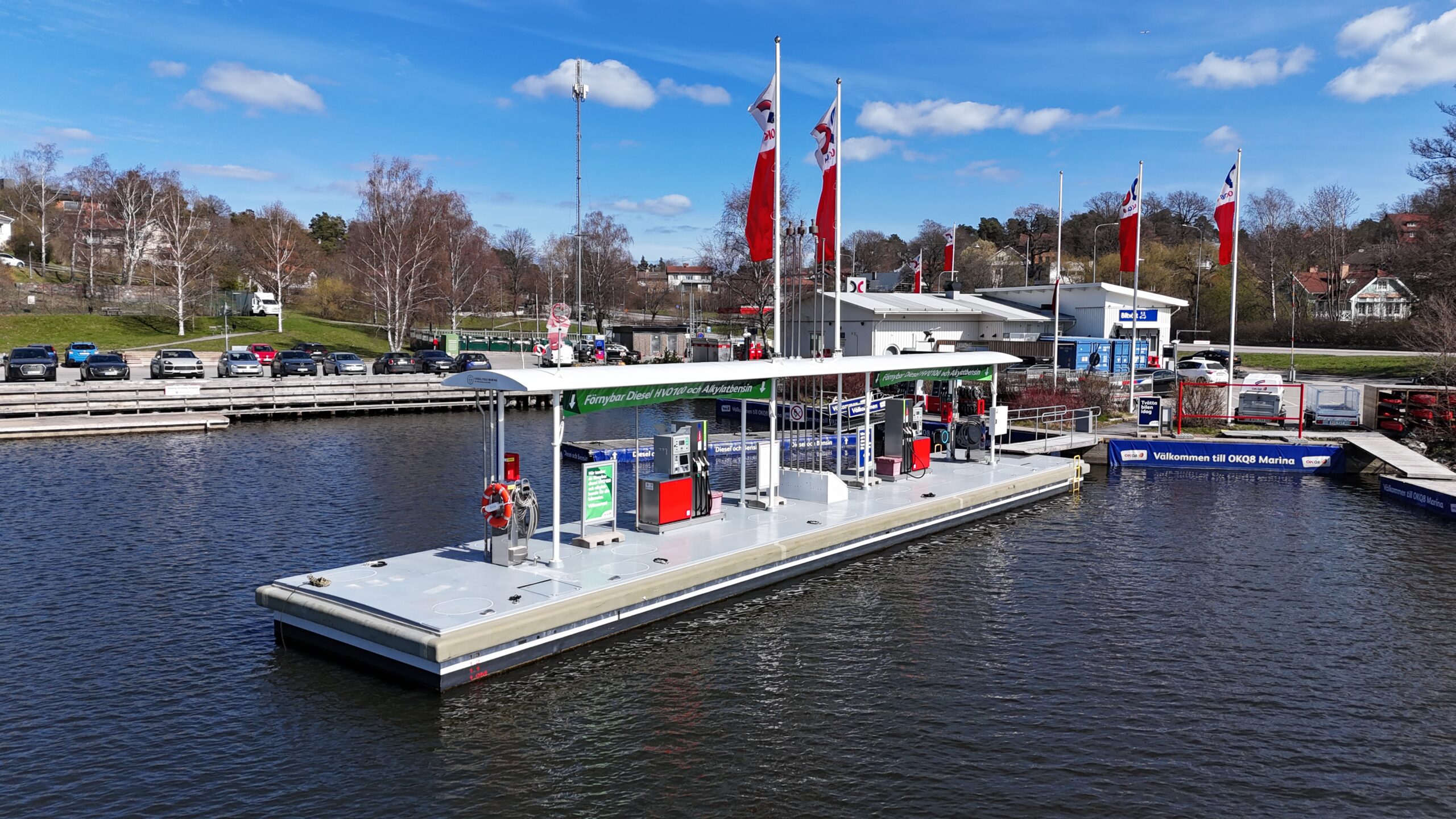 Islinge marina on Lidingö, Stockholm, Sweden